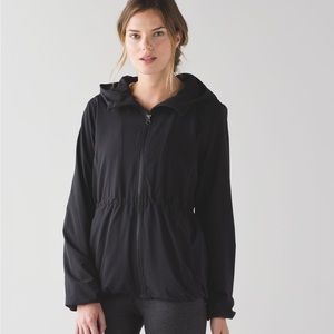 Navy Lululemon Belle Water Resistant Spring Jacket